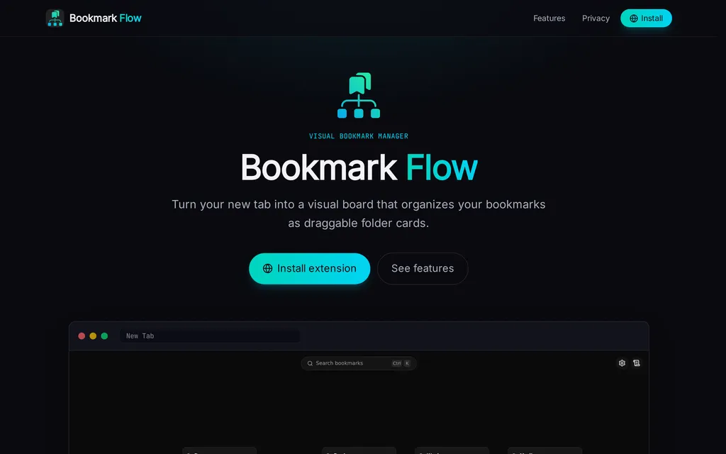 Bookmark Flow preview