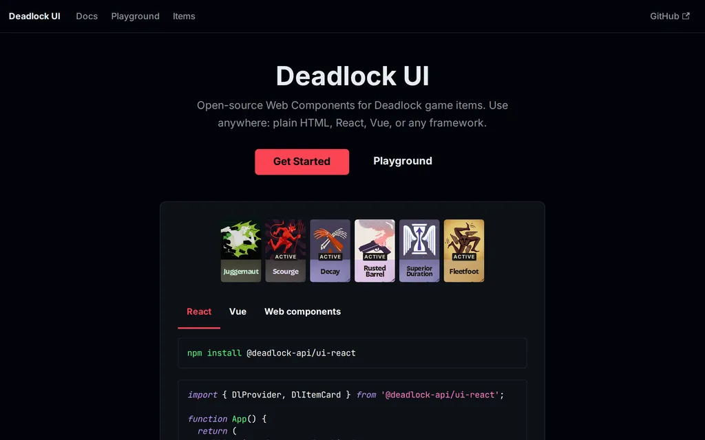 Deadlock UI preview